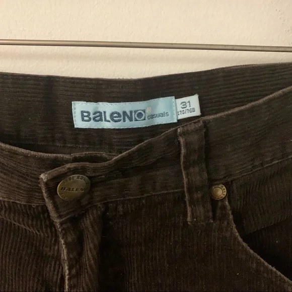 Mens Brown Corduroy Pants (31Wx30L) - Picture 2 of 4